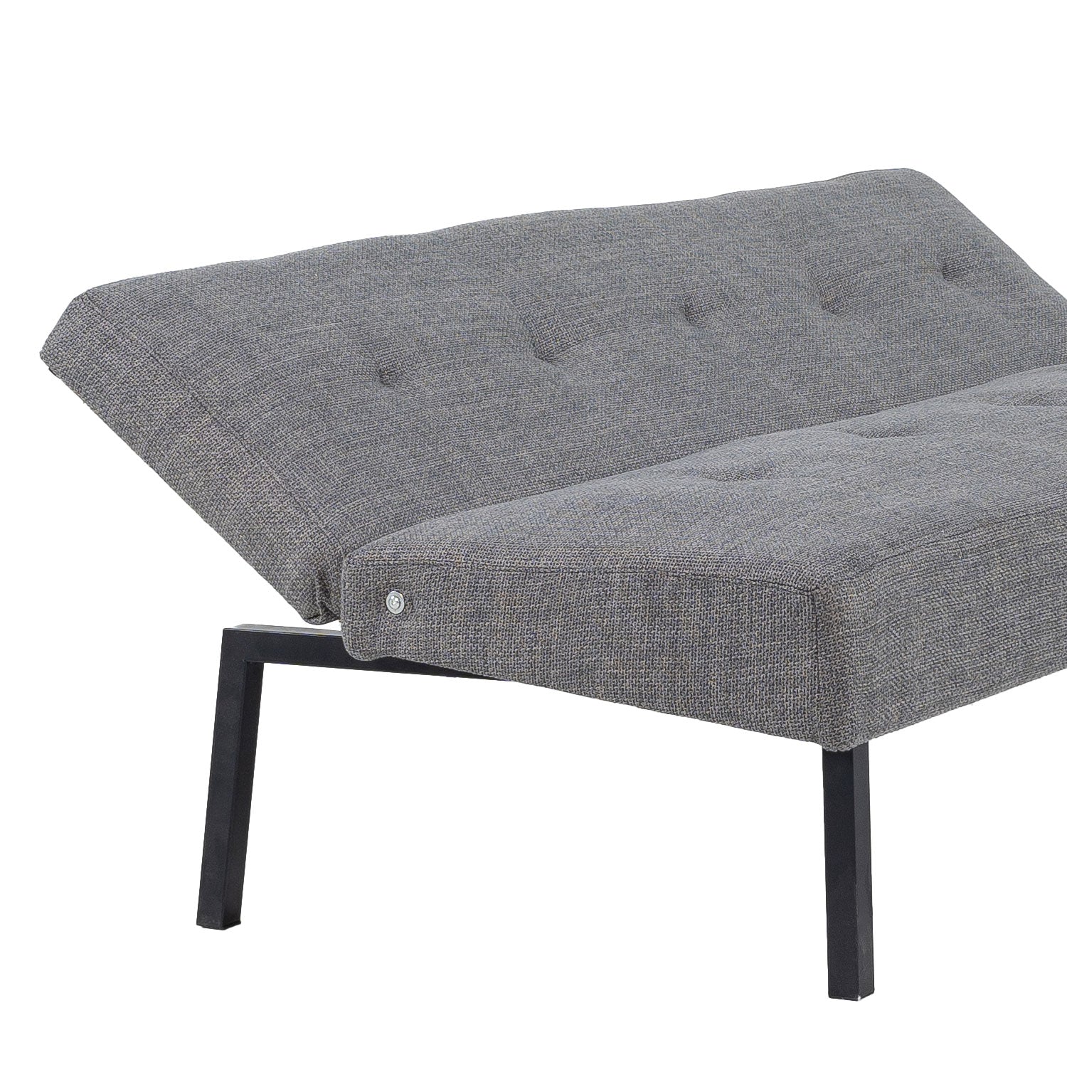 Hroth 3 Seater Futon Sofa Bed,5 Adjustable Backrest Angles, Convertible Bed Settee, Sofa 3 Seater Suitable for Living Rooms, Bedrooms and Apartments,Easy-to-Assemble Foldable Sofa (Light Grey)
