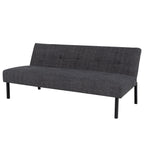 Hroth Adjustable Futon Sofa Bed,5 Adjustable Backrest Angles, Convertible Bed Settee, Sofa 3 Seater Suitable for Living Rooms, Bedrooms and Apartments,Easy-to-Assemble Foldable Sofa (Dark Grey)