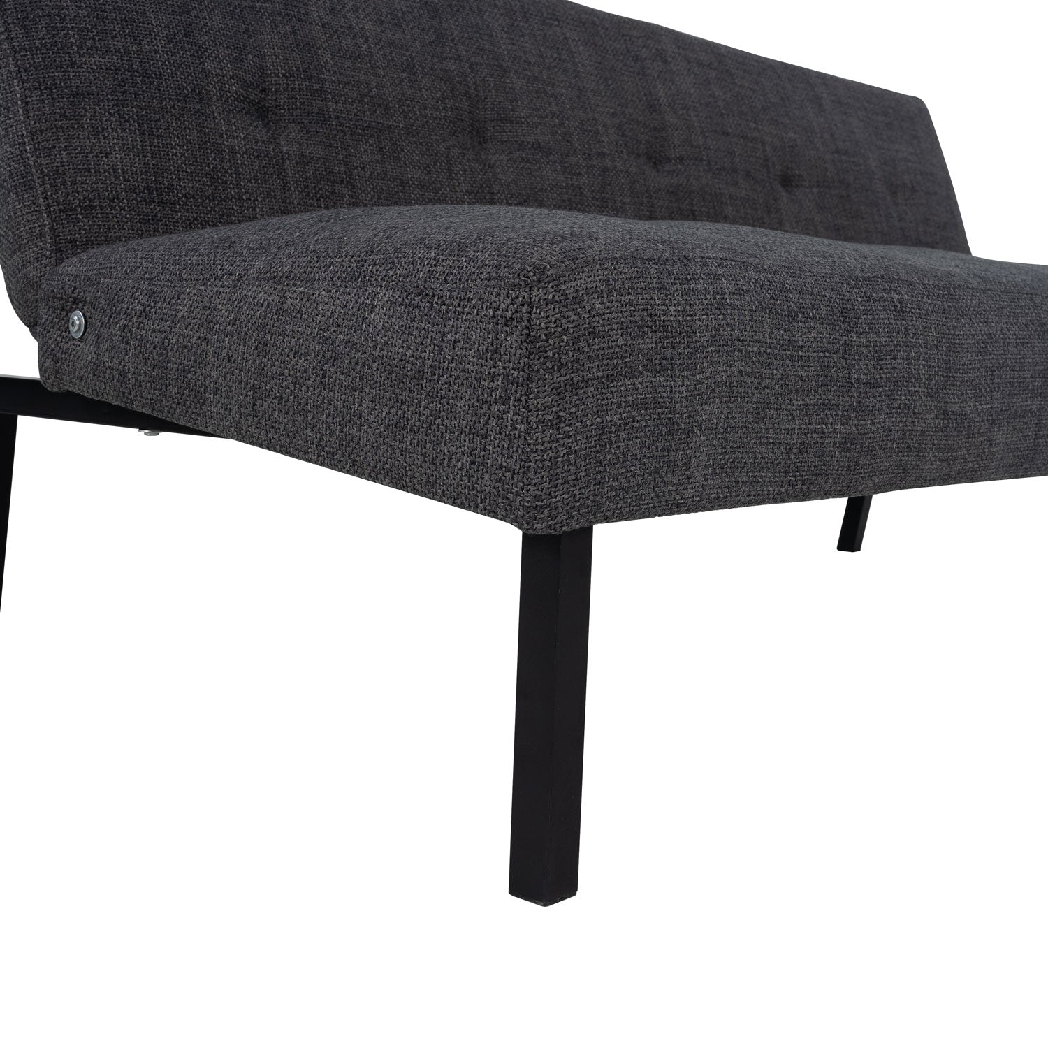 Hroth Adjustable Futon Sofa Bed,5 Adjustable Backrest Angles, Convertible Bed Settee, Sofa 3 Seater Suitable for Living Rooms, Bedrooms and Apartments,Easy-to-Assemble Foldable Sofa (Dark Grey)
